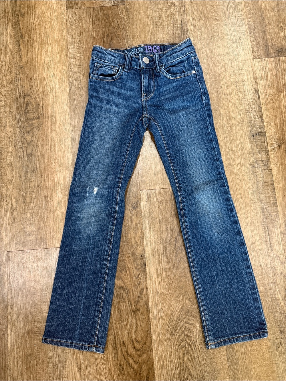 Gap Kids 1969,Girls' Dark Blue Straight Jeans